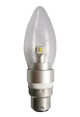 5000K LED B22 Candle Dimmable 4W Clear 300D 310lm Globe 5000K LED B22 Candle Dimmable 4W Clear 300D 310lm Globe